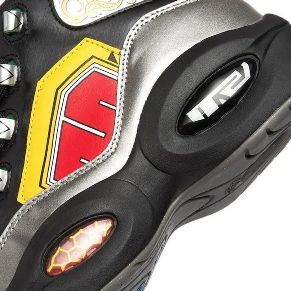Reebok Question Mid Power Rangers Megazord GS Shoes GY0588 NEW Sz 7 / WMNS 8.5 - Picture 4 of 5